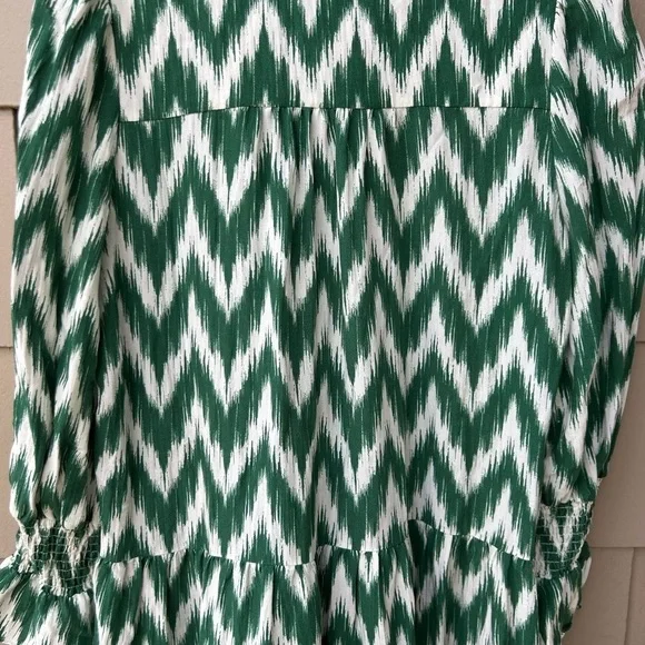 Tuckernuck Pomander Place Ikat Kenzo Tiered Babydoll Dress Bohemian Festival L - Picture 12 of 12